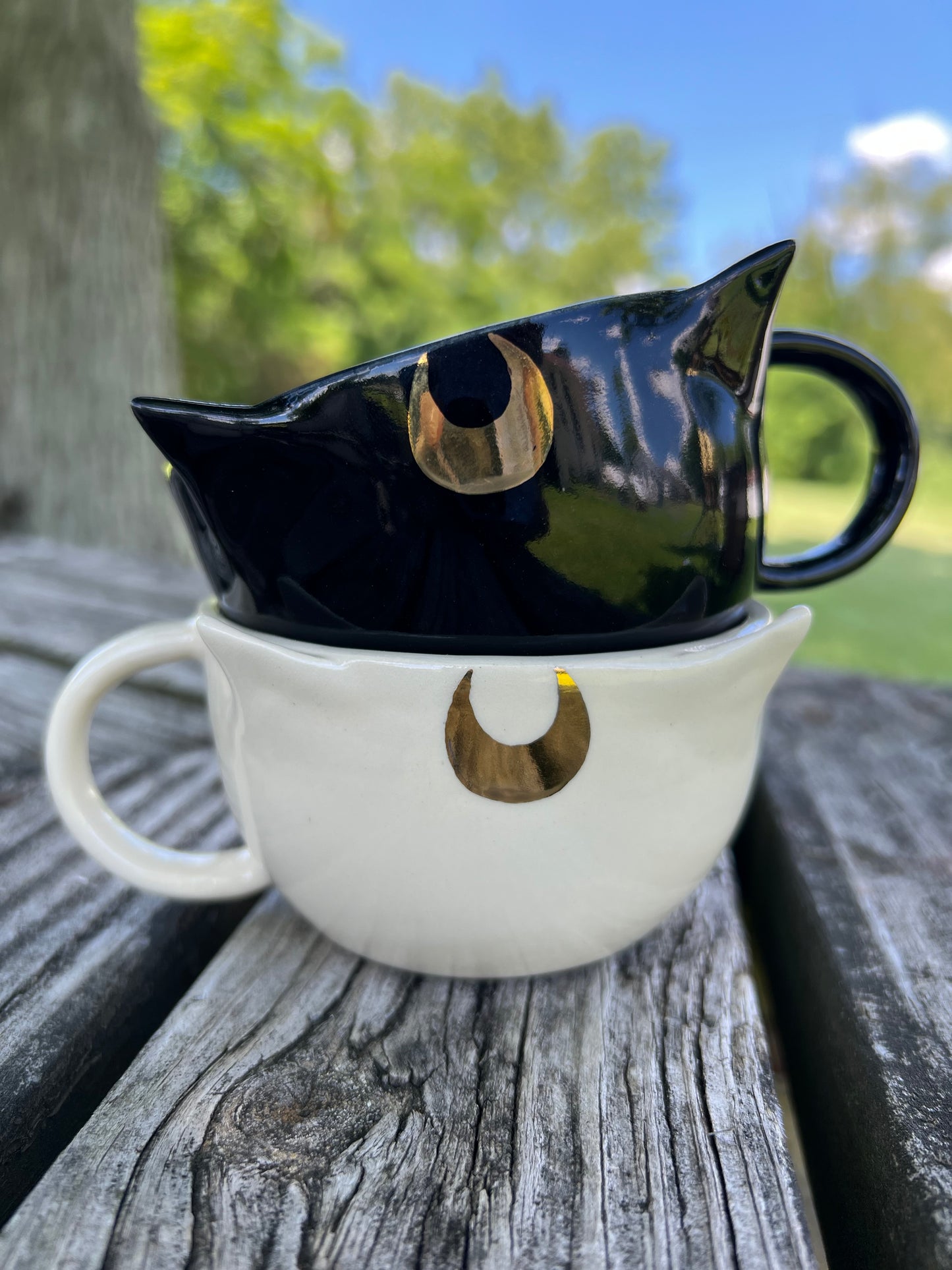 L & A cappuccino mugs