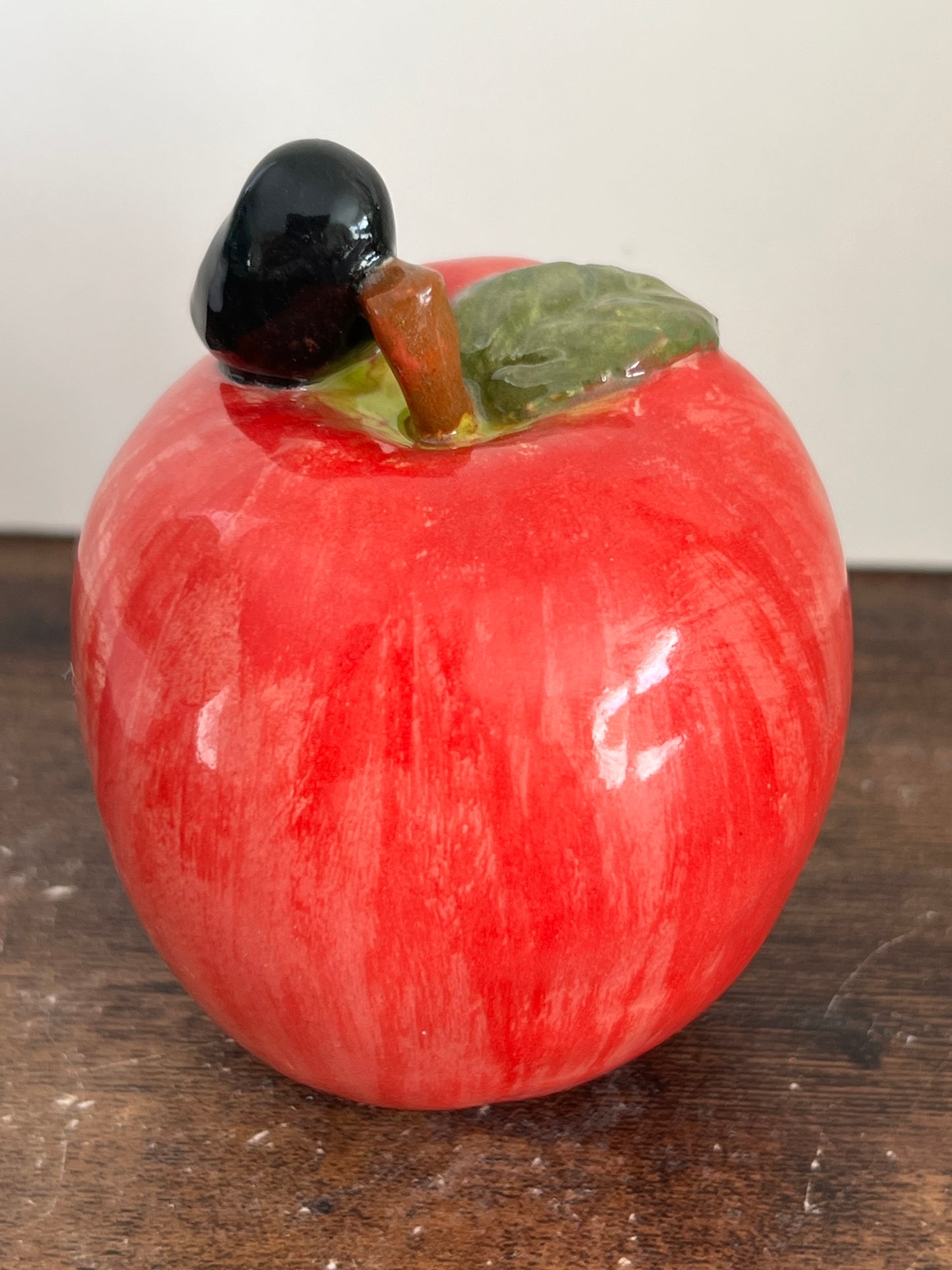 Sleepy Apple Sculpture