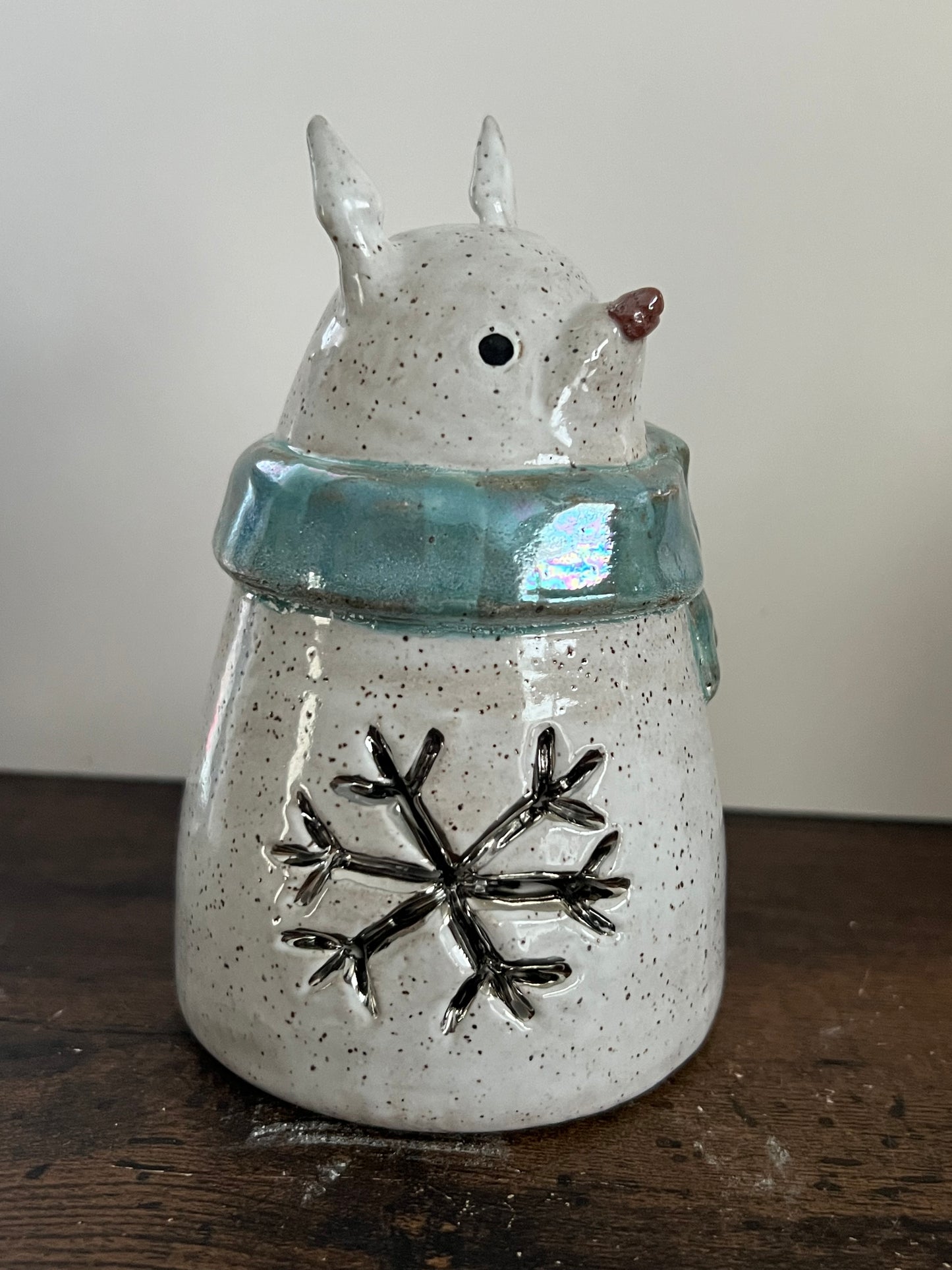 Snowflake Totoro Figurine