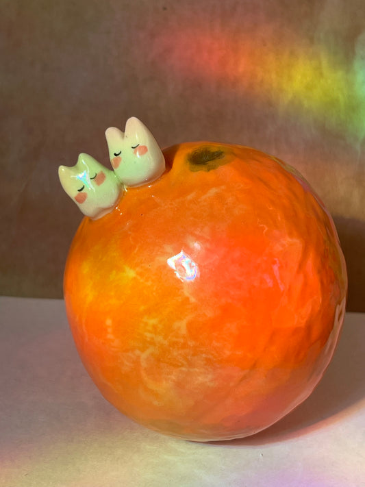 Loving Orange Sculpture