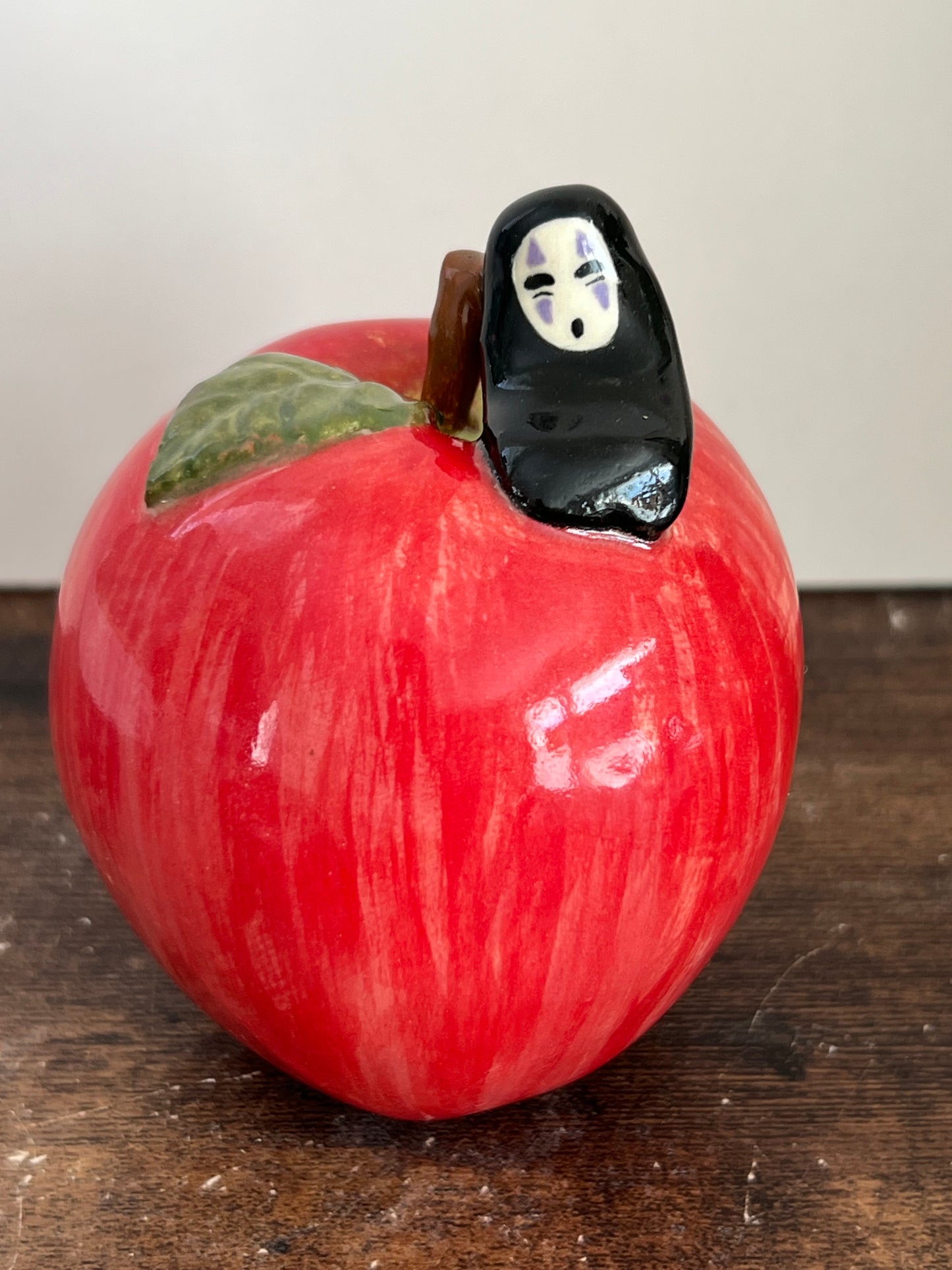 Sleepy Apple Sculpture