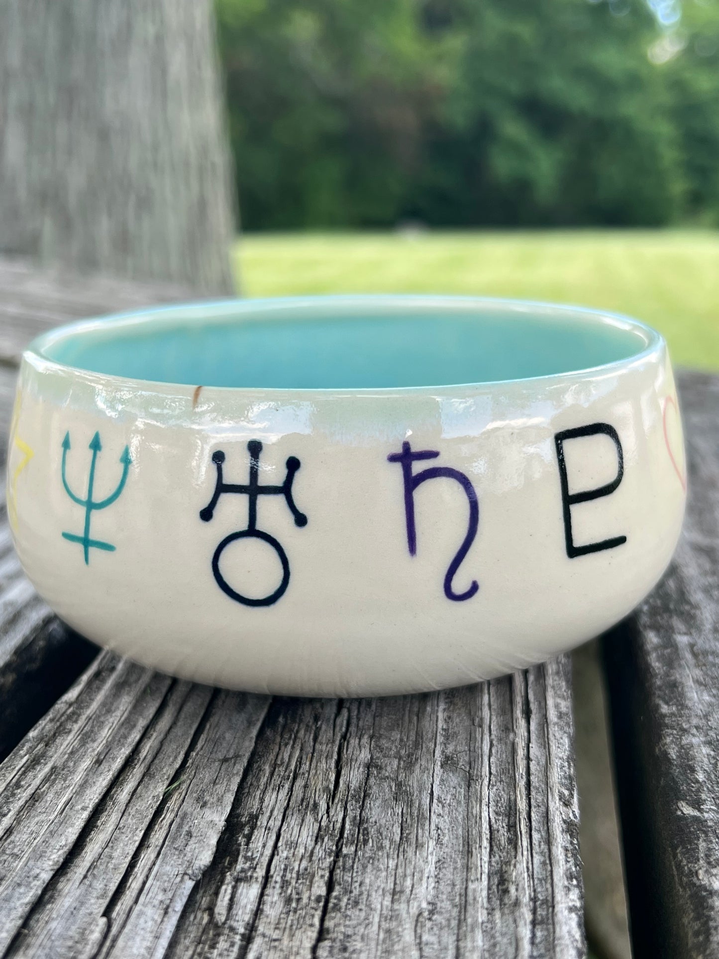 Blue Symbols Bowl