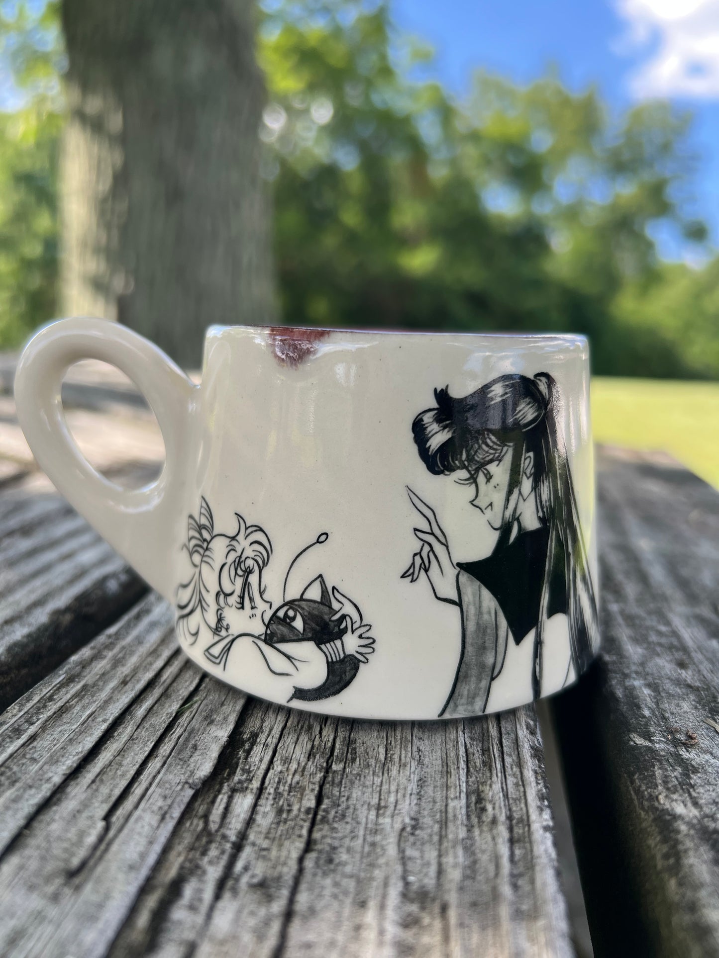 Small Lady & Pluto Mini Mug