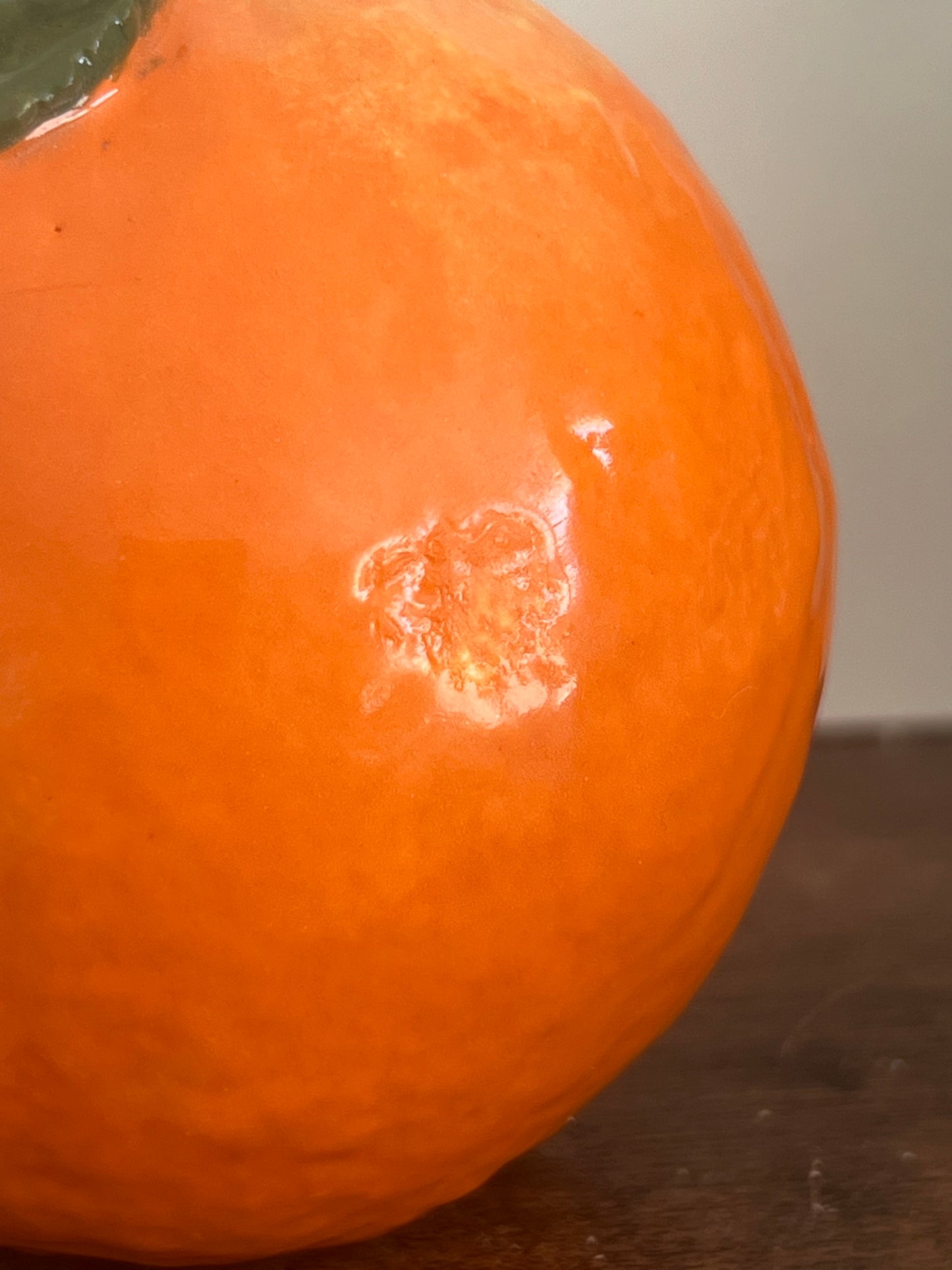 Soot Orange Sculpture