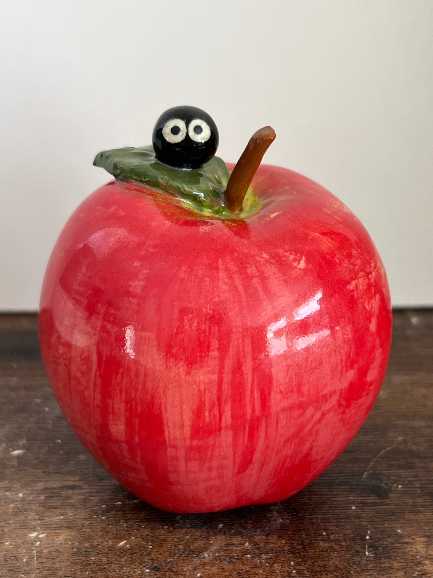 Soot Apple Sculpture