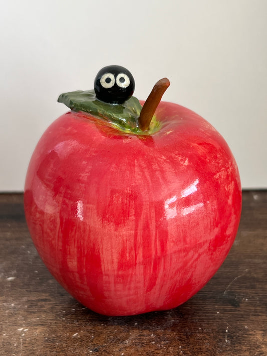 Soot Apple Sculpture