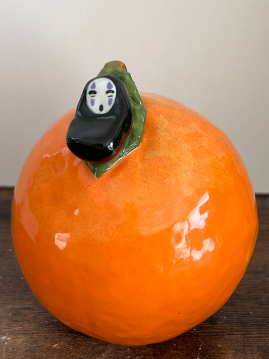 Sleepy Orange Sculpture